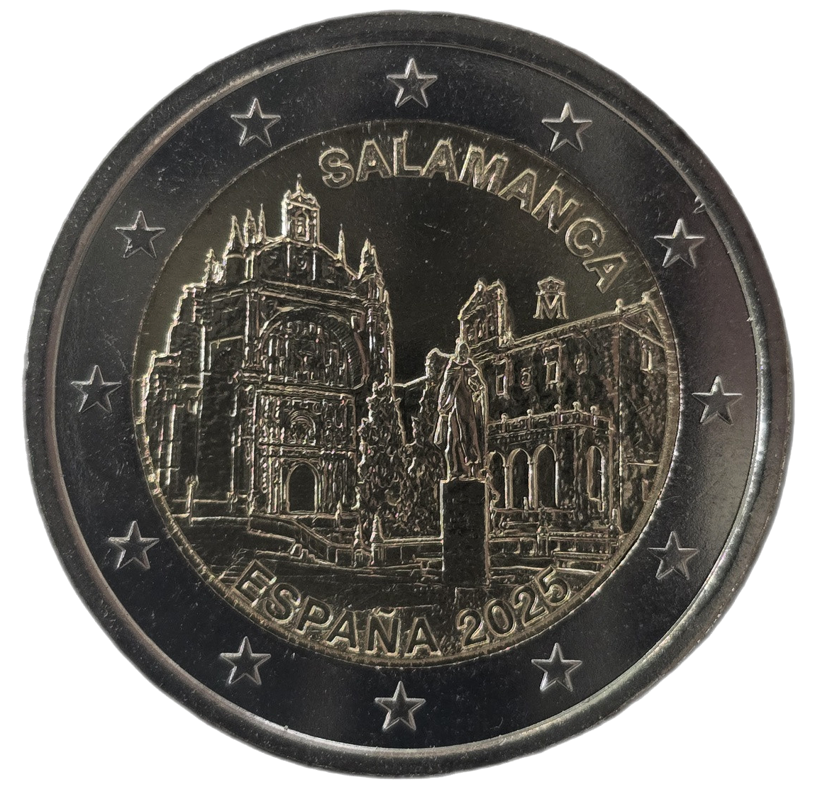 2 euros conmemorativa Patrimonio Mundial, Ciudad Vieja de Salamanca
